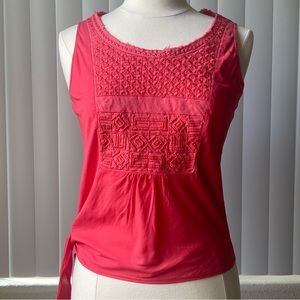Girdear Red Quality Embroidered Top Blouse Size: S  $289